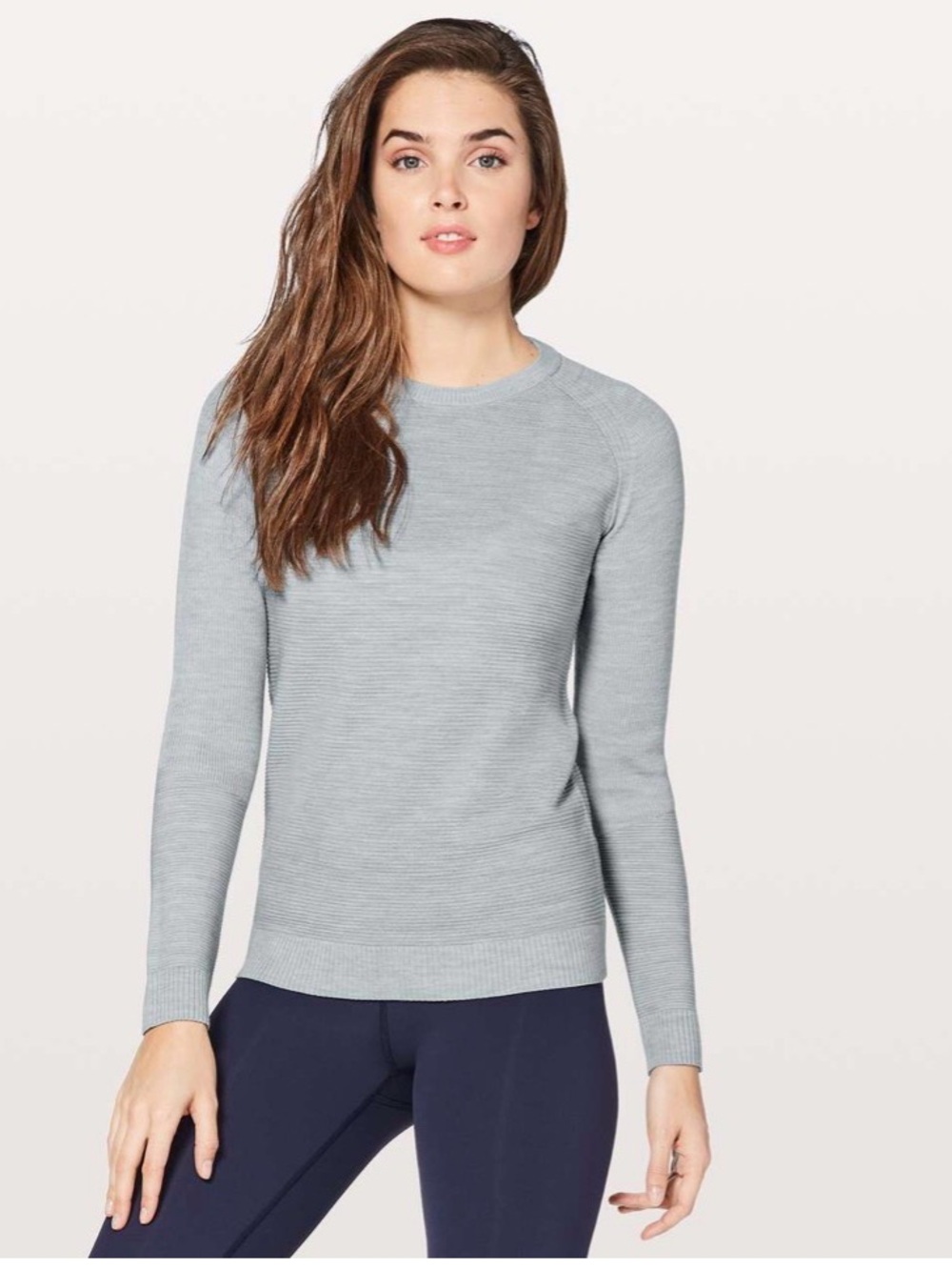 Lululemon Simply Wool Ribbed Crewneck Sweater